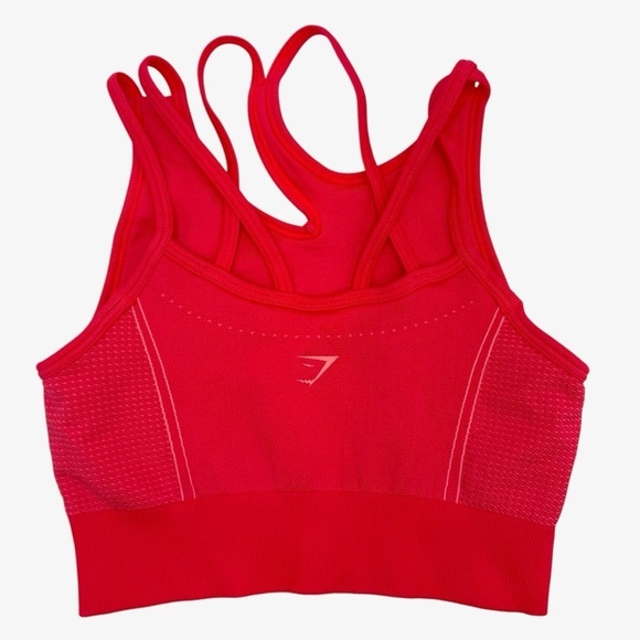 Gymshark Ultra Seamless Neon Pink Sports Bra and Leggings Set SMALL - Picture 3 of 17